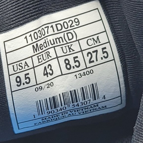 Brooks Adrenaline GTS 20 Mens 9.5 Black Running Shoes Sneakers 1103071D029 main image 10